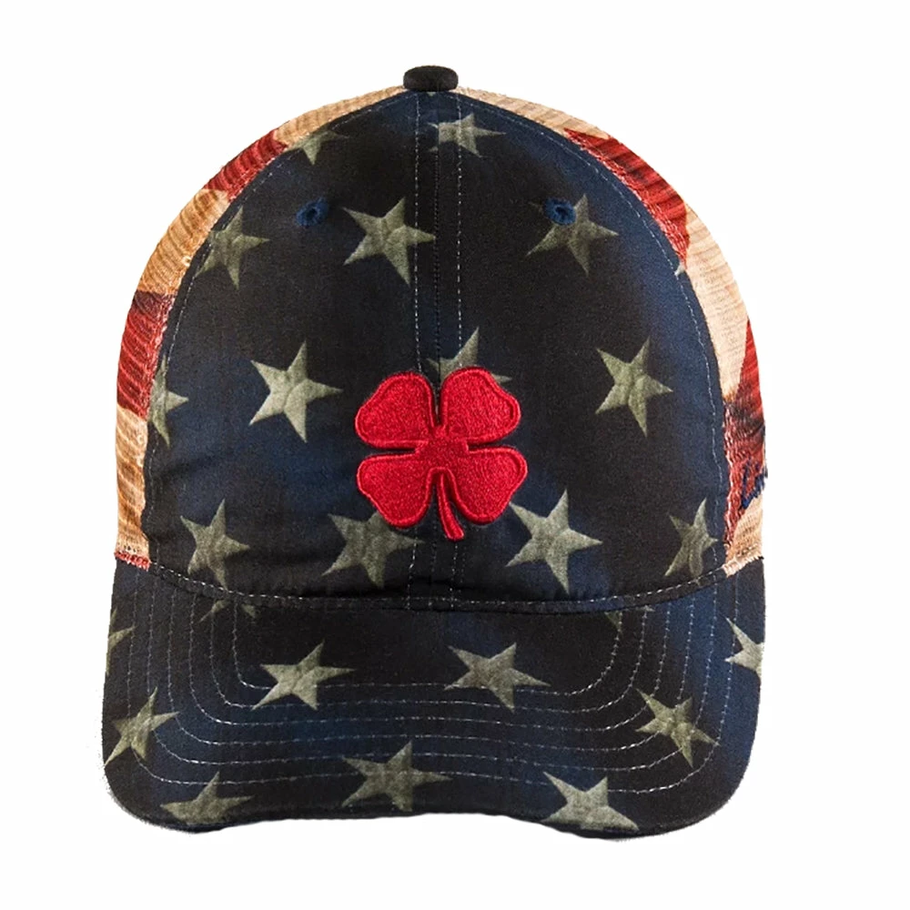 Black Clover Stars And Stripes Mesh Mens Hat - Image 2