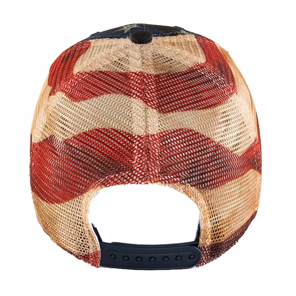 Black Clover Stars And Stripes Mesh Mens Hat - Image 3