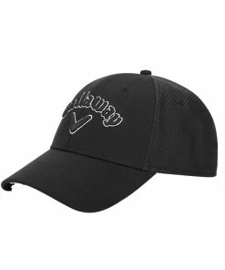 Callaway Mesh Fitted Black Charcoal Mens Cap