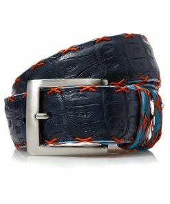 Stitch Golf Stitch Crocodile Belt