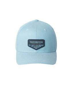 TravisMathew Lifeguard On Duty Heather Heritage Blue Mens Hat