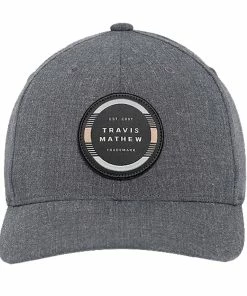 TravisMathew Free Roll Heather Grey Pinstripe Mens Hat