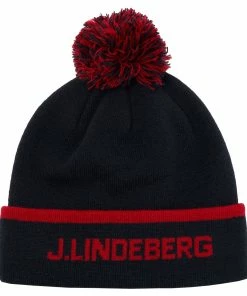 J.Lindeberg J. Lindeberg Stripe Navy Mens Golf Beanie